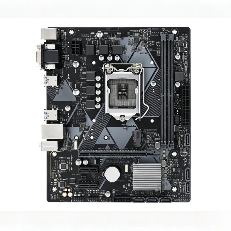 new for ASUS B365M-K mATX main board LGA1151 DDR4 with baffle, support M.2