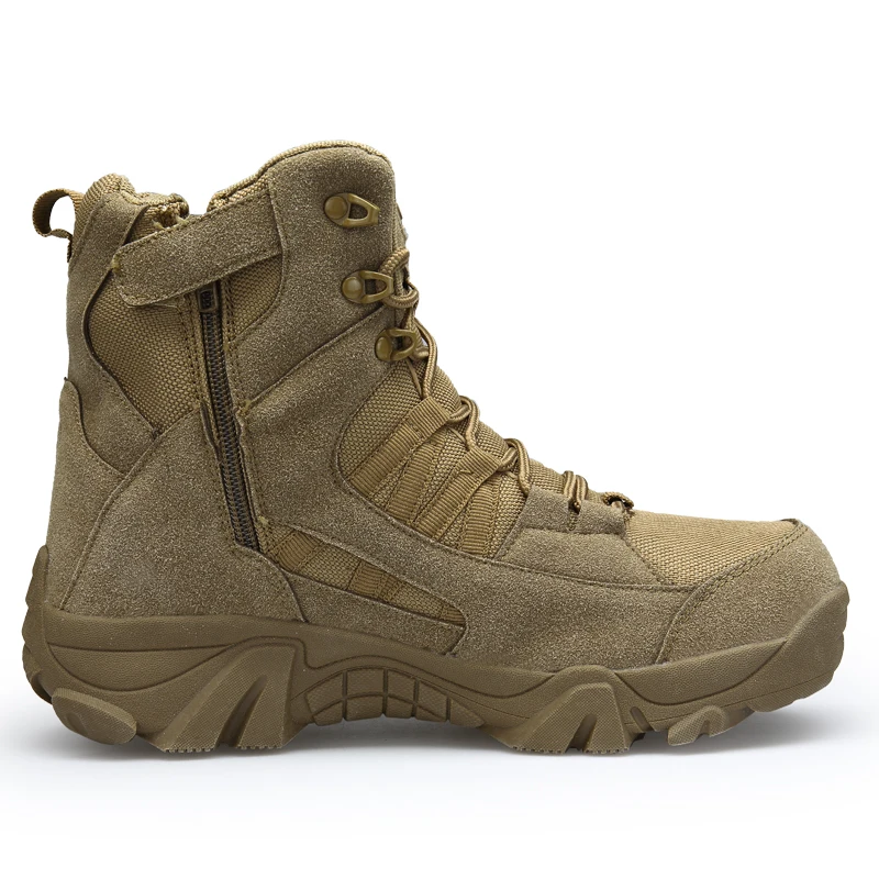 Men's Hand Stitched Ankle Boots Side Zipper Soft Rubber Sole Casual Walking Driving Shoes