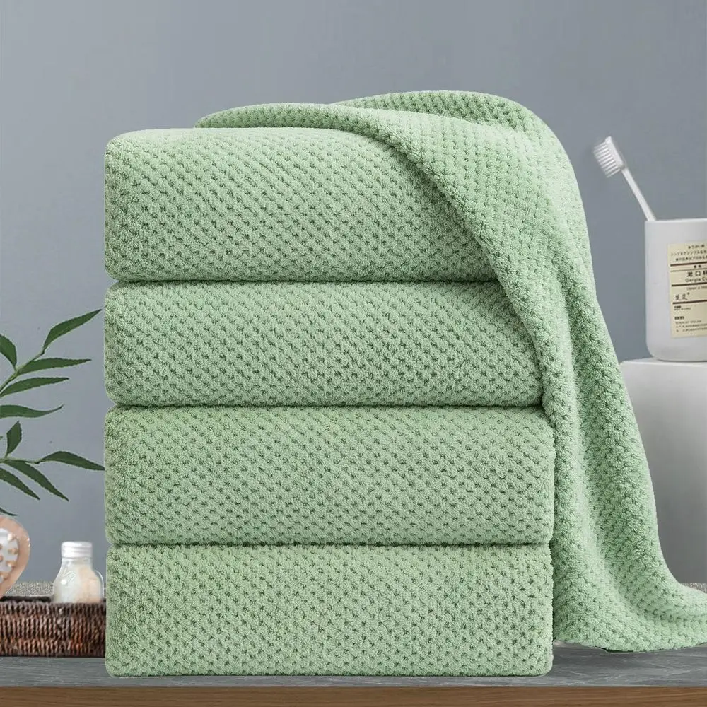 

Набор больших банных полотенец 35x70 дюймов, роскошные, 600 GSM, увеличенные, ультрамягкие, из микрофибры, быстросохнущие, с высокой впитываемостью