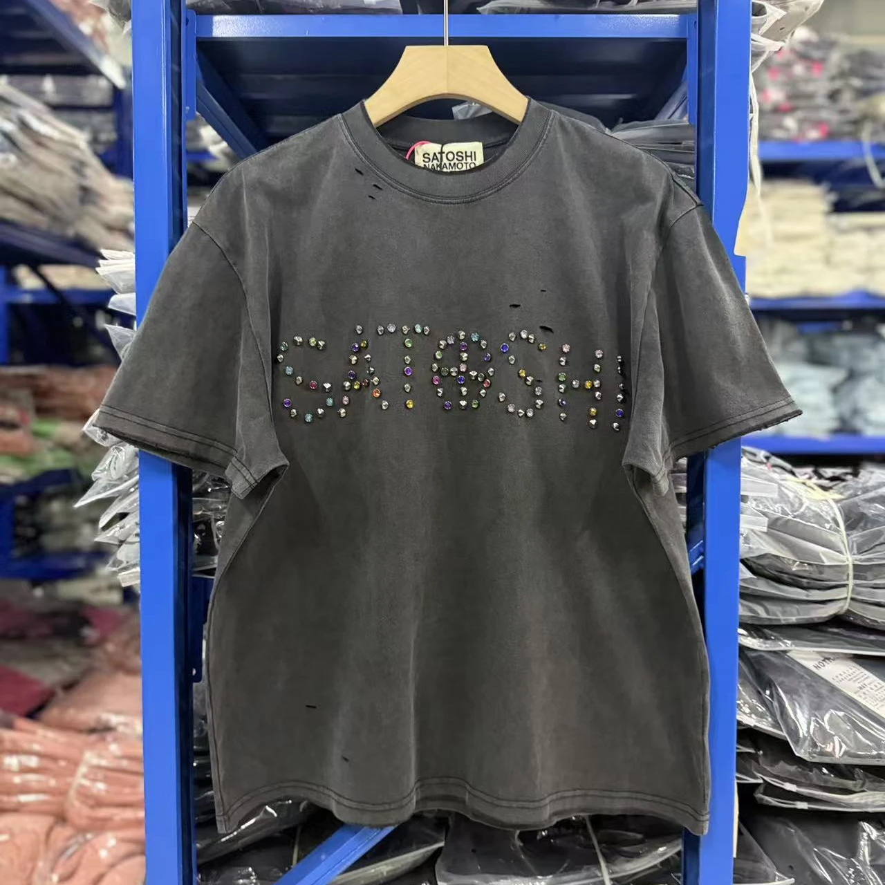 Satoshi Nakamoto 26SS Whatever It Takes Logo embellished Distressed T Shirt Men Women High Quality Tee Tops T-Shirt