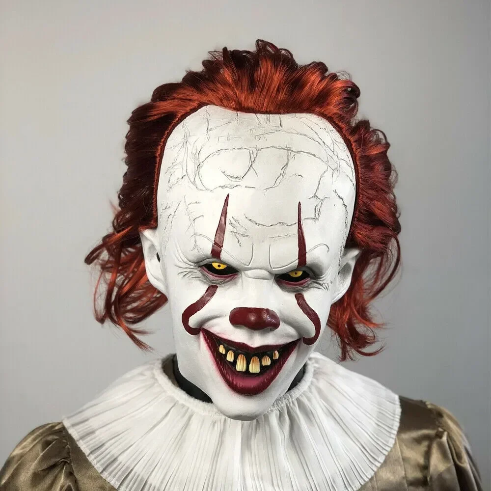 

Horror Clown Masker Kerst Rol Spelen Carnaval Kostuum Kostuum Rekwisieten Clown Latex Masker Helm