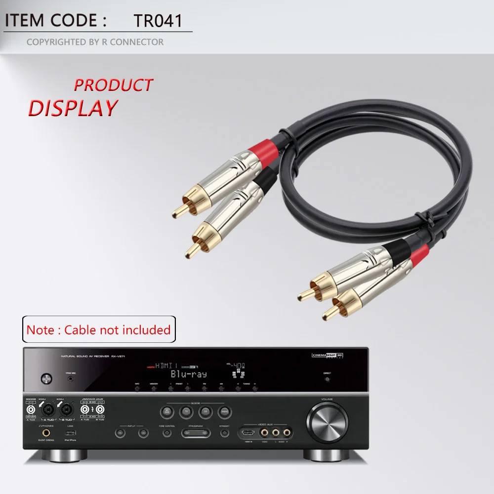 10pcs/5Pairs RCA Male Plug Gold+Nickel Plated RCA Connector Audio Cable Adapter RCA Wire Converters Red/Black