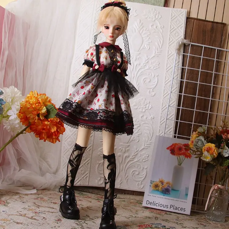 1/6 1/4 1/3 Bjd Doll Clothes Fashion Doll Daily Casual Wear Tops Pleated Skirt Party Princess Dress-Up Doll Accessories Gift Toy view 2
