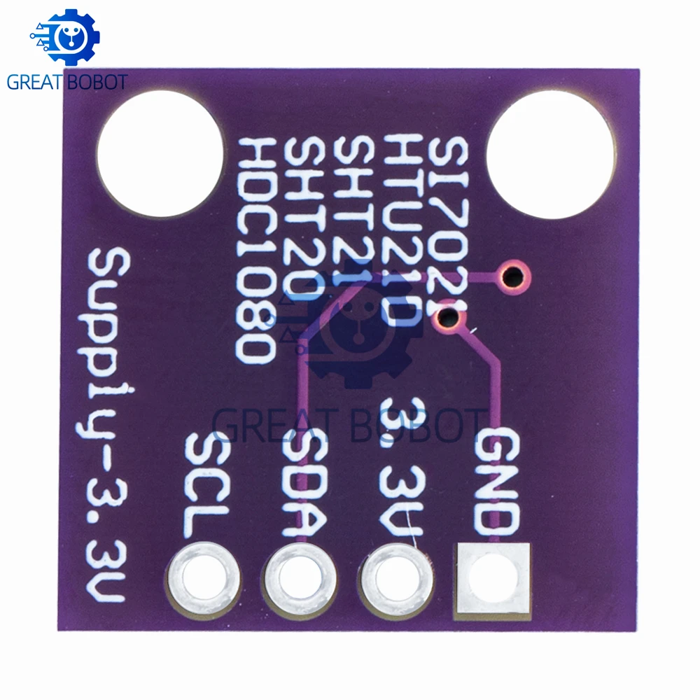 Modul BS HDC1080 - Sensor Kelembaban & Suhu Digital Daya Rendah, Akurasi Tinggi (GY - 213V - HDC1080) UNTUK Arduino