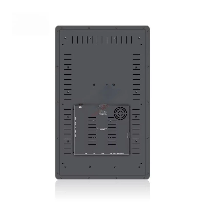 All red display 32 inch capacitive 4k mount industrial touch screen display LCD display with light