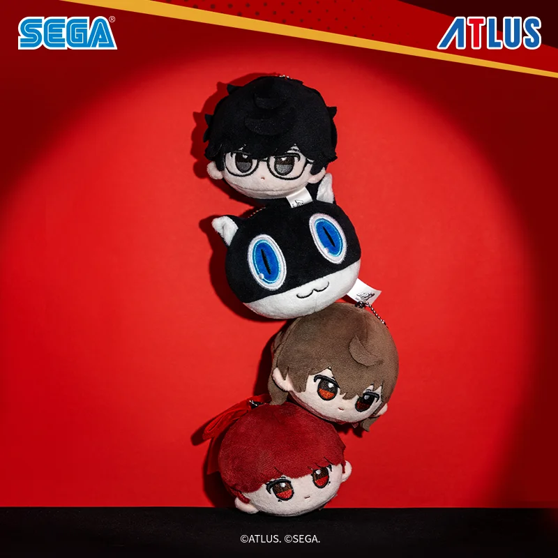 Chaveiro de Pelúcia Redondo Fofo Morgana de Persona 5 Royal da Sega Atlus, Charmoso e Macio para Bolsas, Acessório de Anime para Fãs de Jogos