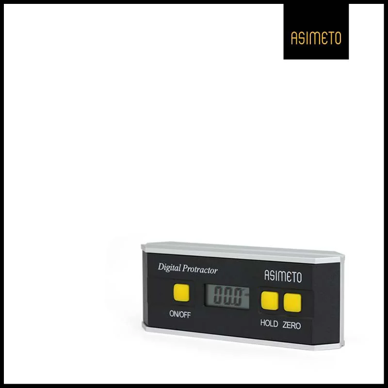 Asimeto 490-16-0 490-16-2( with magnet on base) range 360° resolution 0.1° level type Digital Protractors