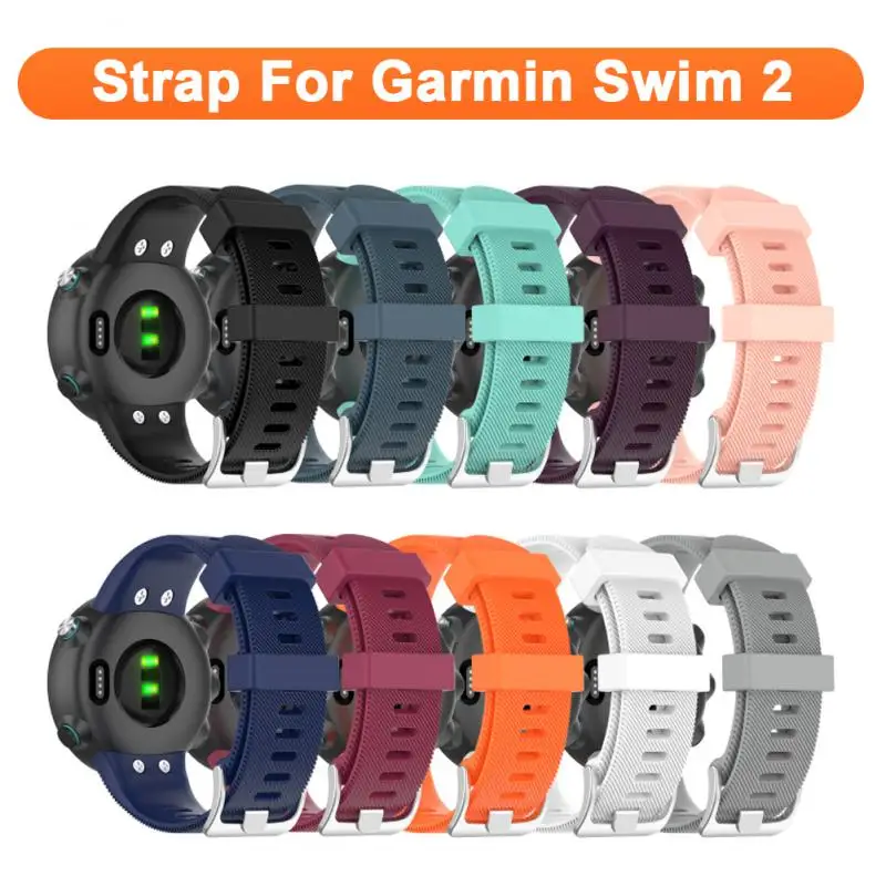 TPU Strap Smart Band For Garmin Swim 2 Watch Band Bracelet Replacement  Wrist Band Strap For Garmin Swim 2