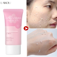 LAIKOU Peeling Gel Facial Cleansing Exfoliating Peeling Scrub Cream Skin Deep Clean Moisturizing Blackhead Pores Removal Product