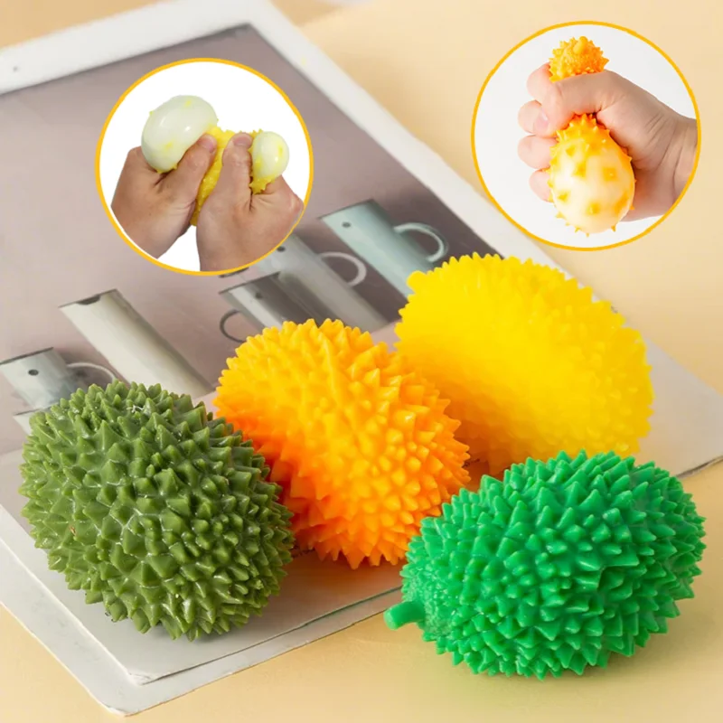 Taba Squishy Table Durian Fruit Anti-Stress Fidget Toys Soft Squeeze Dekompressionsentlüftungsspielzeug zur Entspannung Stressabbau