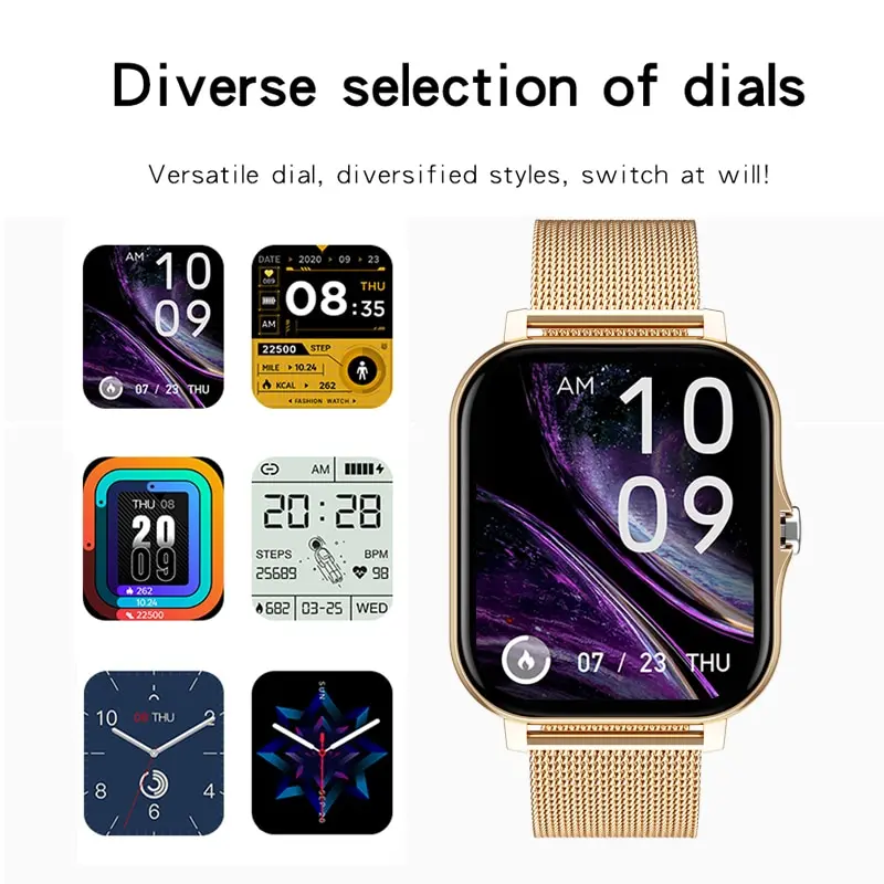 Reloj inteligente 2024 LIGE para hombre y mujer, reloj deportivo con pantalla táctil, reloj inteligente digital con Bluetooth