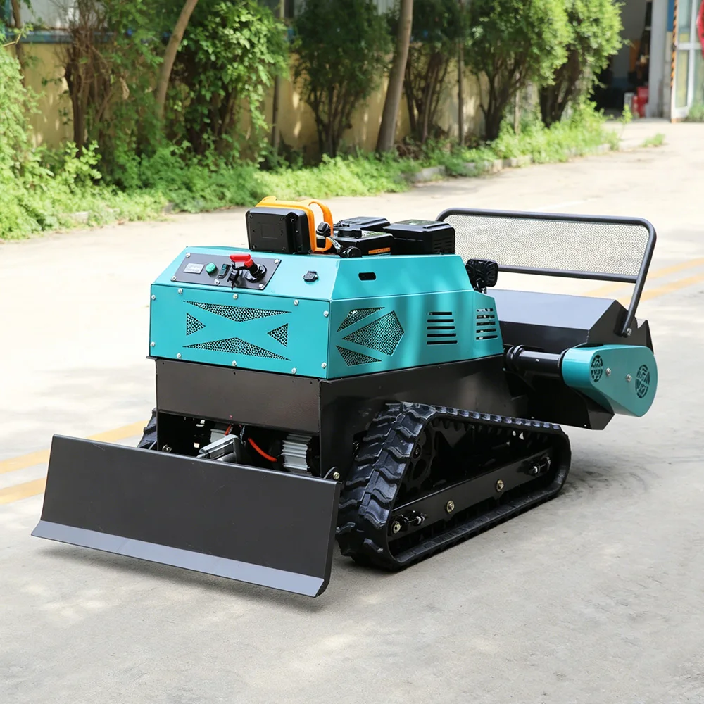 High-Power Crawler Lawn Mower - Tracked Mower For Steep Hills & Tough Grass, Durable Design