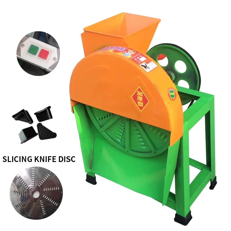 300-500KG/H Hand-cranked Electric Vegetable Cutter Grater Multi-function Automatic Potato Gate Slicer