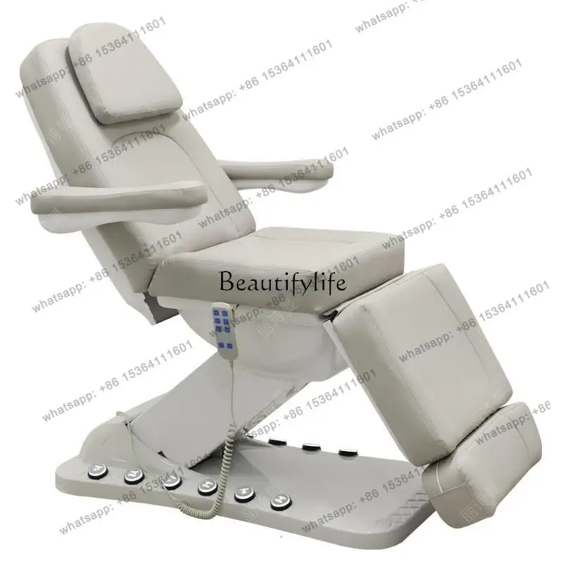 D30Electric beauty bed, automatic lifting pattern embroidery beauty salon special ear bed