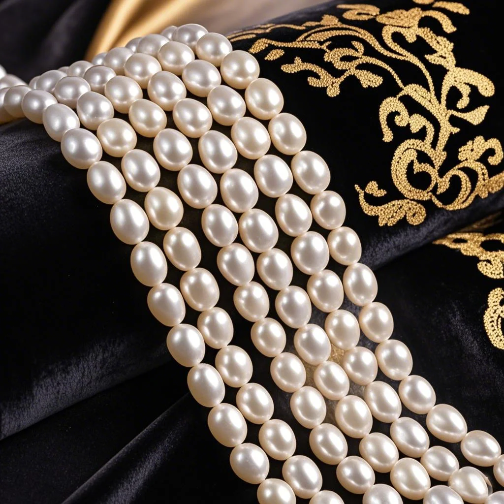 

6-7mm4A 100% Smooth Surface High Quality Natural Freshwater Pearl Rice Spacer Bead Jewelry MakeDIY Necklace Bracelet Accessories