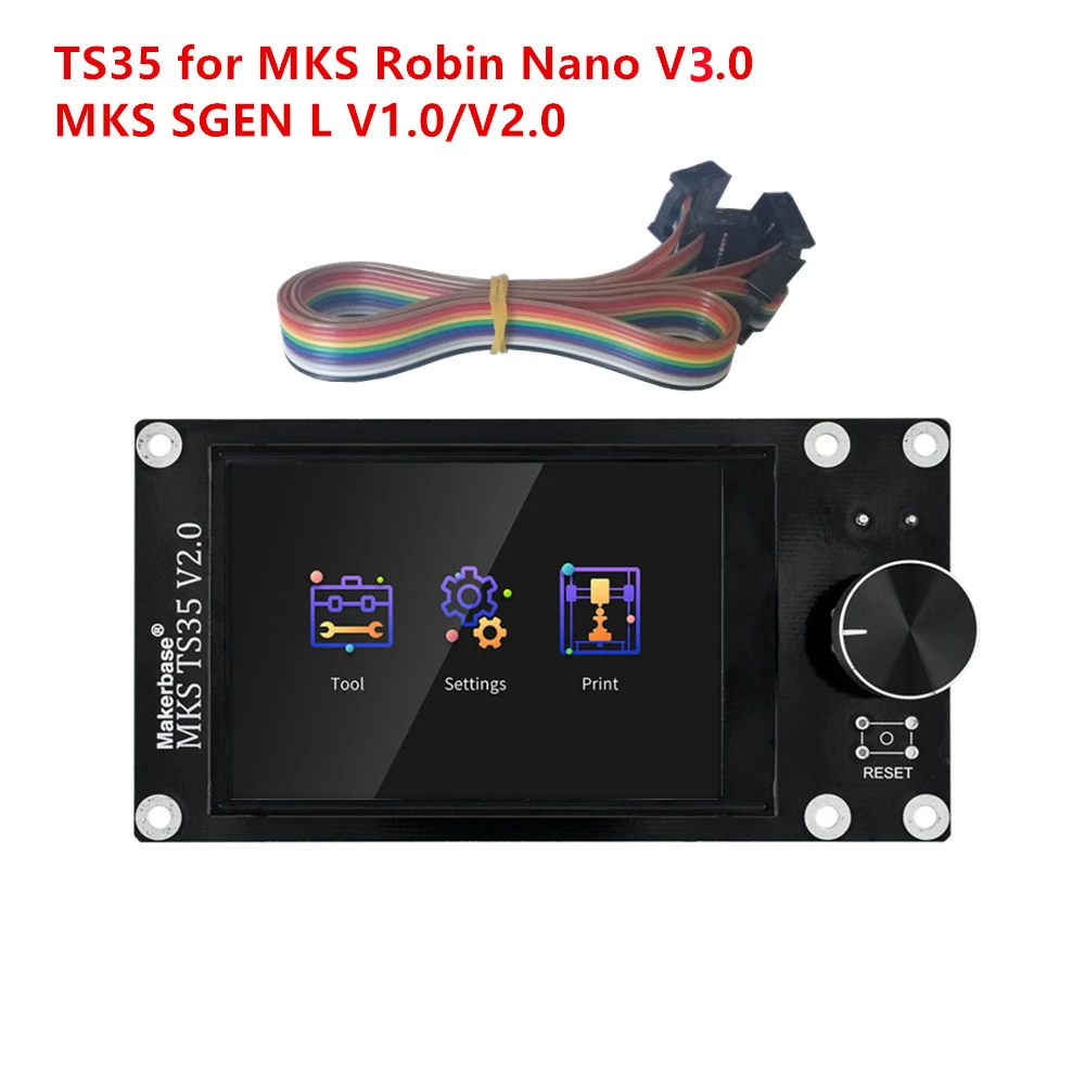 مقدمة عن وحدة الشاشة TFT3.5 TS35 لطابعة 3D MKS