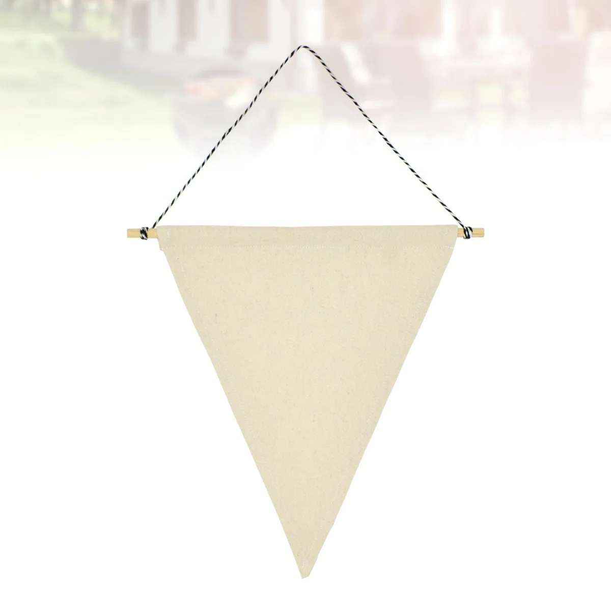 Triangle Pin Banner Canvas Button Lapel Pennant Brooch for Hanging Badge Wall Display The