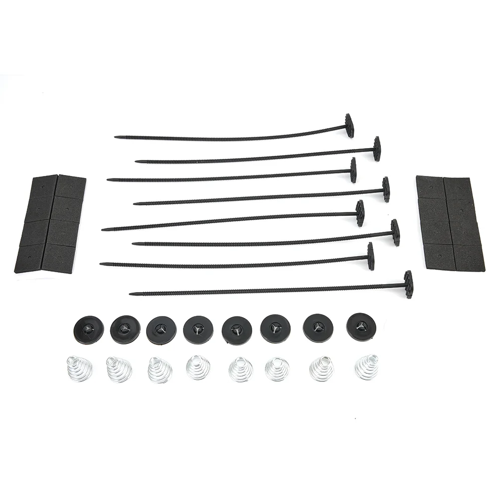 Ties Straps Plastic Ties Straps Convenient Light Mounting Kit 2 Set Car Electric Plastic Ties Straps Radiator Fans & Kit Cars