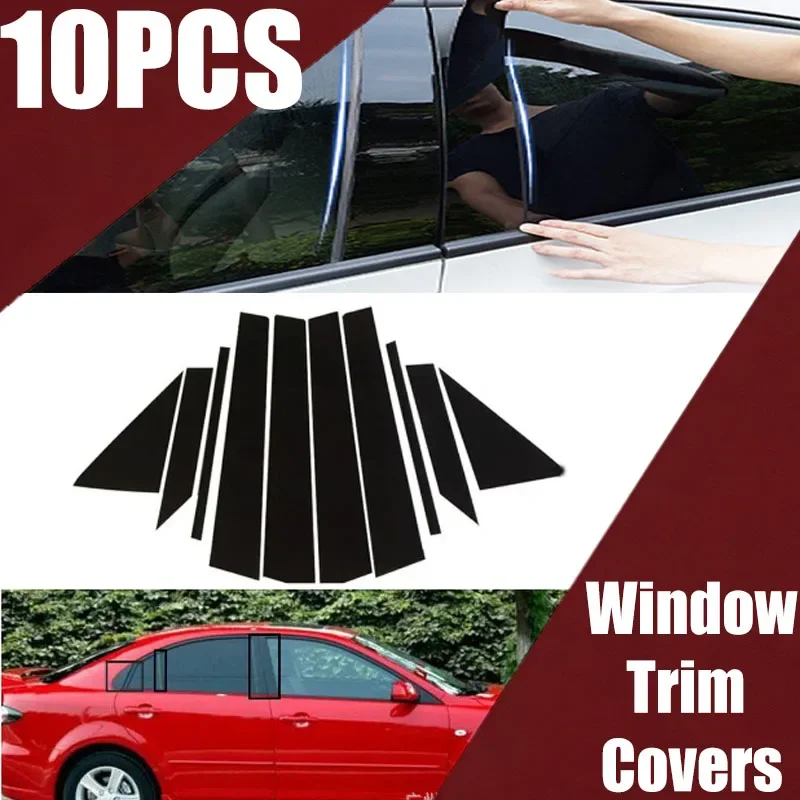 

Suitable for Mazda 6 Atenza 2014-2022 modified window trim bright black center pillar sticker
