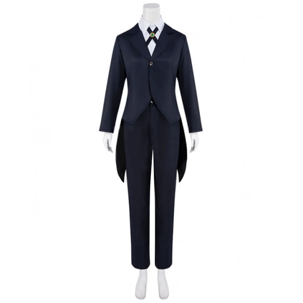 Anime Canary Costume Cosplay donna giacca nera Top e pantaloni uniforme Halloween Carnival Party outfit Set completo