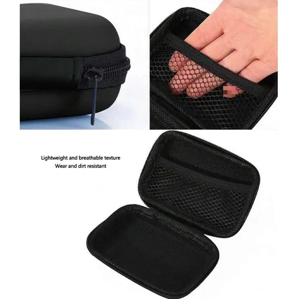 شخصية مخصصة اسم المحمولة سستة الحالات الملحقات الرقمية حقيبة للتخزين محرك القرص حماية صناديق رسالة مخصصة