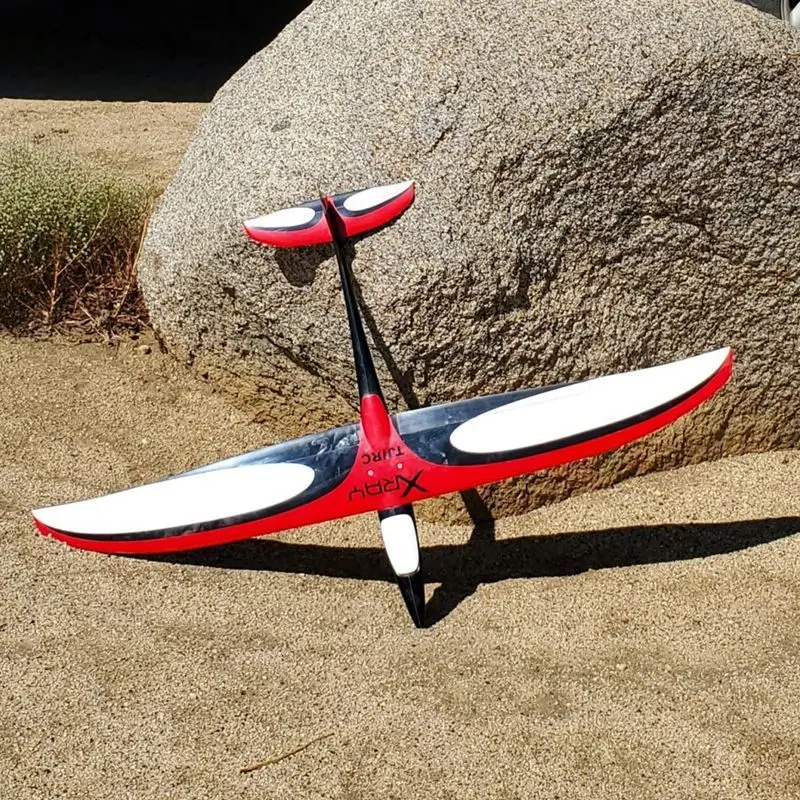 

Композитный гоночный самолет Tjirc с фиксированным крылом, композитный самолет из углеродного волокна с дистанционным управлением, 1-метровый планер, рентгеновская версия с клапаном