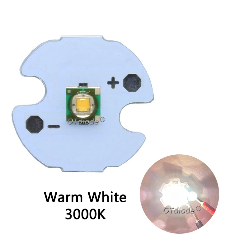 SMD LED de alta potência Chip, Branco, Vermelho, Verde, Azul, Amarelo, Cor-de-rosa, 16mm, 20mm, LED PCB, 3W, 3535, XPE, XP-E, R3, 3535, 1PC