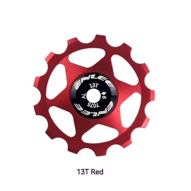 ENLEE Fahrrad Aluminium Legierung Guide Rad Pulley Schaltwerk 11T 13T Guide MTB Keramik Lager Jockey Rad Für 4/5/6MM