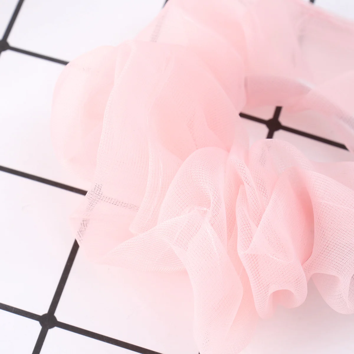 

5 Pcs Hair Ties Lightweight Durable Elastic Pink Scrunchie Ponytail Holder Yarn Summer Decorations
