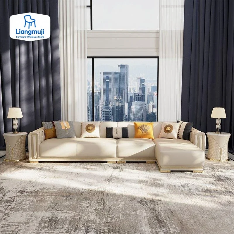 

Дизайнерские диваны из натуральной кожи: роскошный итальянский современный комплект из 3 предметов (диван, кушетка, напольный диван) для гостиной.