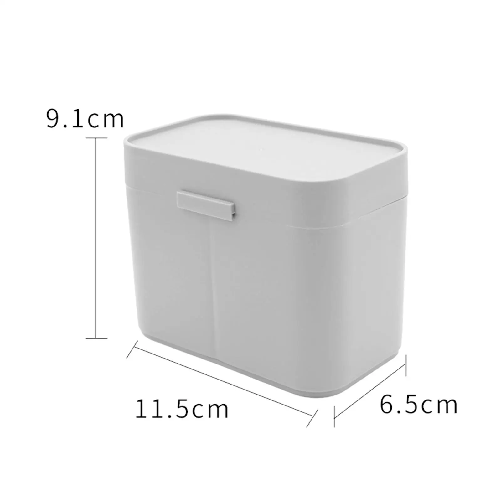 علبة تخزين لحامل الكرة والأعواد القطنية، صندوق كرات أعواد القطن للقطن