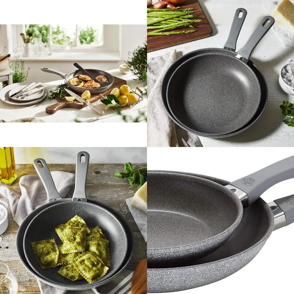 

Italian Crafted HENCKELS 2-Piece Aluminum Nonstick Frypan Set