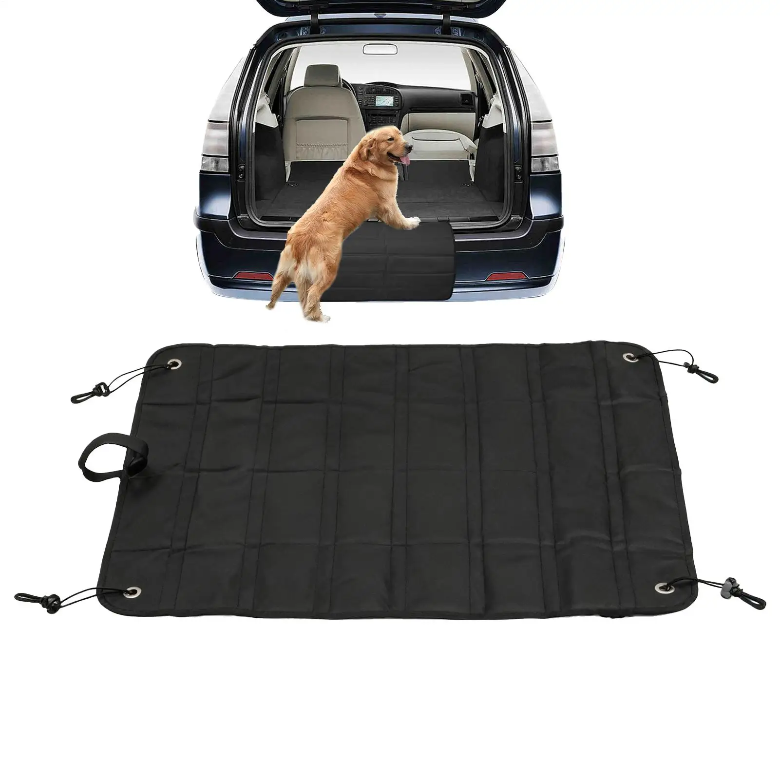 Car Trunk Mat Foldable Non Slip Guard Large Bumper Guard For Home Car Daily Travel Outdoor Van Storage Utility Protection