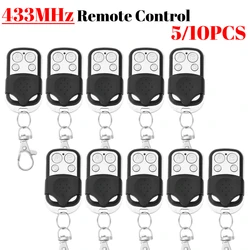 5/10pcs 433MHz Smart Copy Duplicator Remote Control 4 Button Electric Garage Door Gate Remote Cloning 433.92 MHz Transmitter