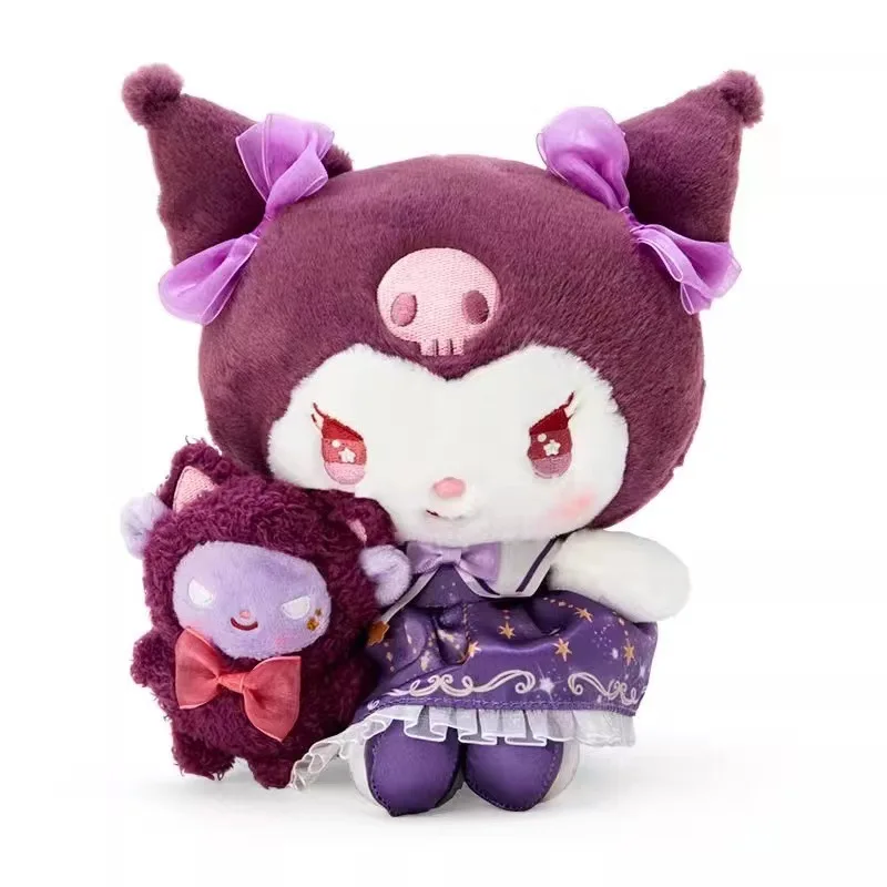 Nouveau Kuromi Hello Kitty peluche poupée jouets mon Meldoy cannelle porte-clés sac à dos pendentif doux animaux en peluche oreillers en peluche cadeaux