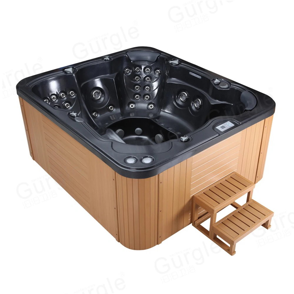 

Outdoor Garden Hot Tub Spa 5 People Whirlpool Bathtub 49 Jet Balboa System Tp Panel Massage Air Whirlpool Hot Tub