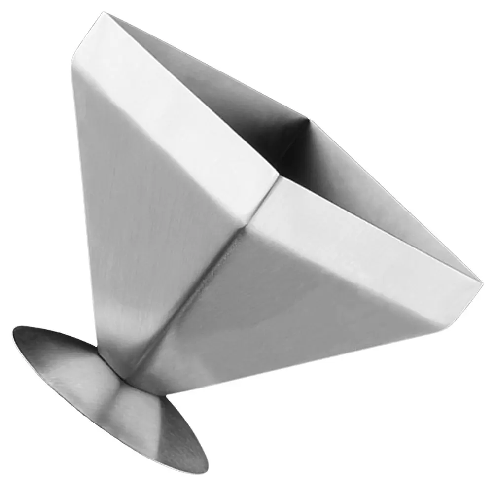 

Stainless Meat Mold 11x11cm Pyramid Shaping Tool Kitchen Gadget Easy Clean Practical Food Mold for Home