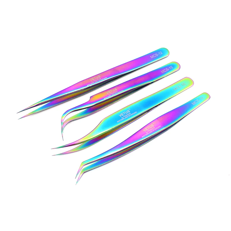 High Precision Eyebrow Tweezers Professional for 3D 6D Volumn Eyelash Extension Excellent Closure Beauty Makeup Tool