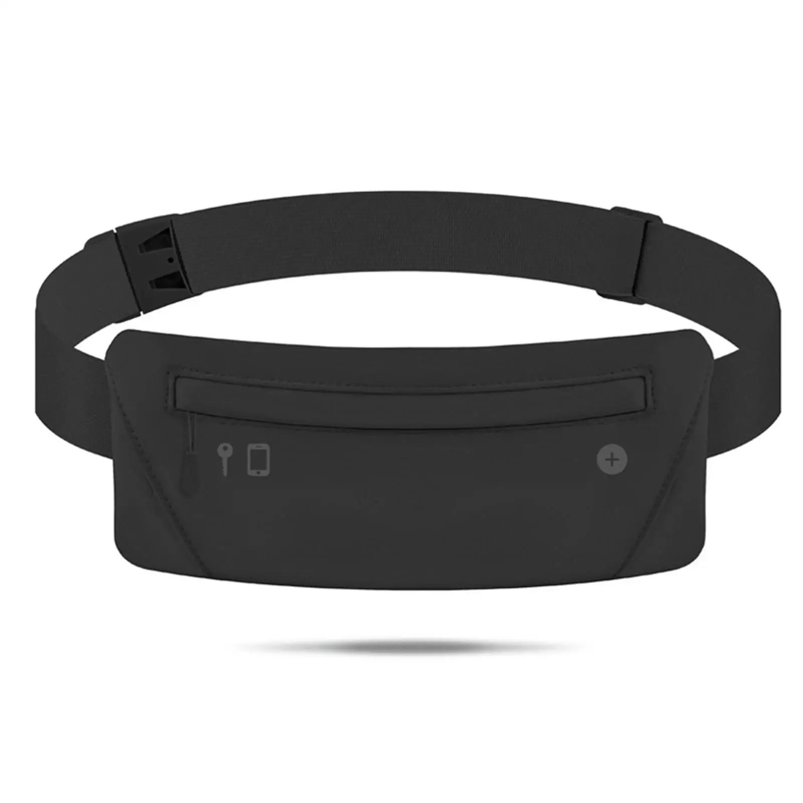 

Running Belt Fanny Pack Running Waist Pack Lightweight with Cable Hole Waistband