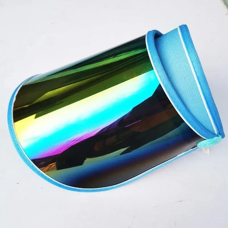 Unisex Summer Hat, Sun Hat, Candy Color, Baseball Cap, PVC Plastic, MEN\'S Sunshade