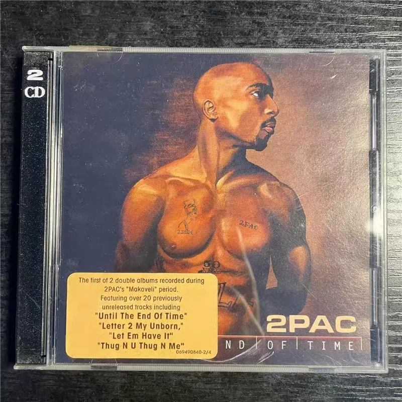 

2PAC Me Against The World English Songs Collection CD Greatest Hits Remastered Audio Car Home Play New Sealed Box Set Gift