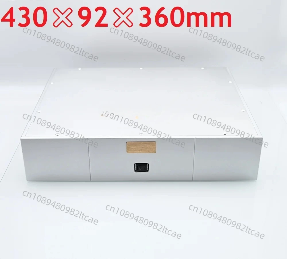 W430 H92 D360 Anodized Aluminum Amplifier Chassis Hifi DIY Power AMP Housing Preamp Case DAC Decoder Pre Headphone Shell PSU