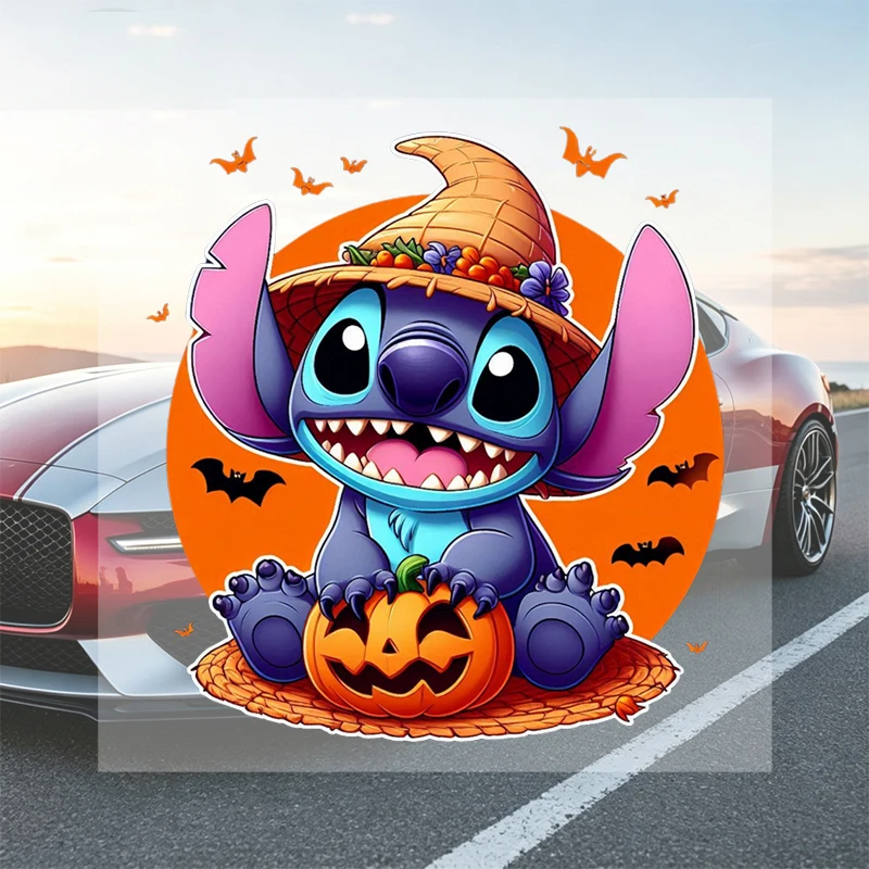 Car Stickers Halloween Cool Vinyl Decal Waterproof Die Cut for Fuel Tank Gas Cap Car Window Bumper Motorcycle Auto Decor