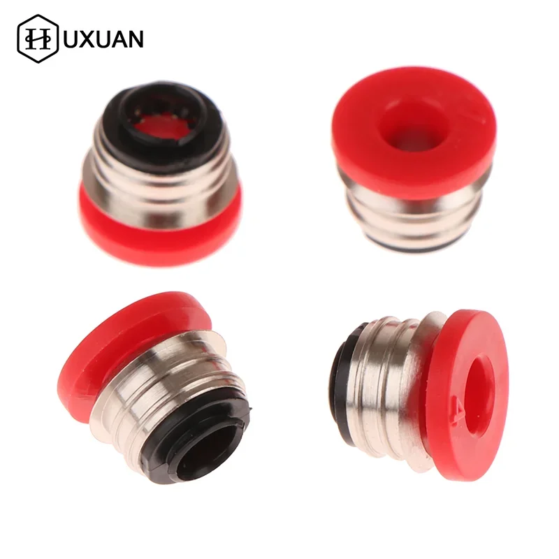4pcs 3D Printer Parts Pneumatic Fittings Connectors 2*4 PTFE Tube Bowden Quick Plug 1.75mm Filament Hotend Extruder Kit
