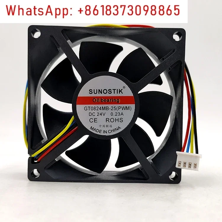 5Pcs SUNOSTIK802524V0.23A GT0824MB-25PWM temperature control speed control 8cm inverter cooling fan