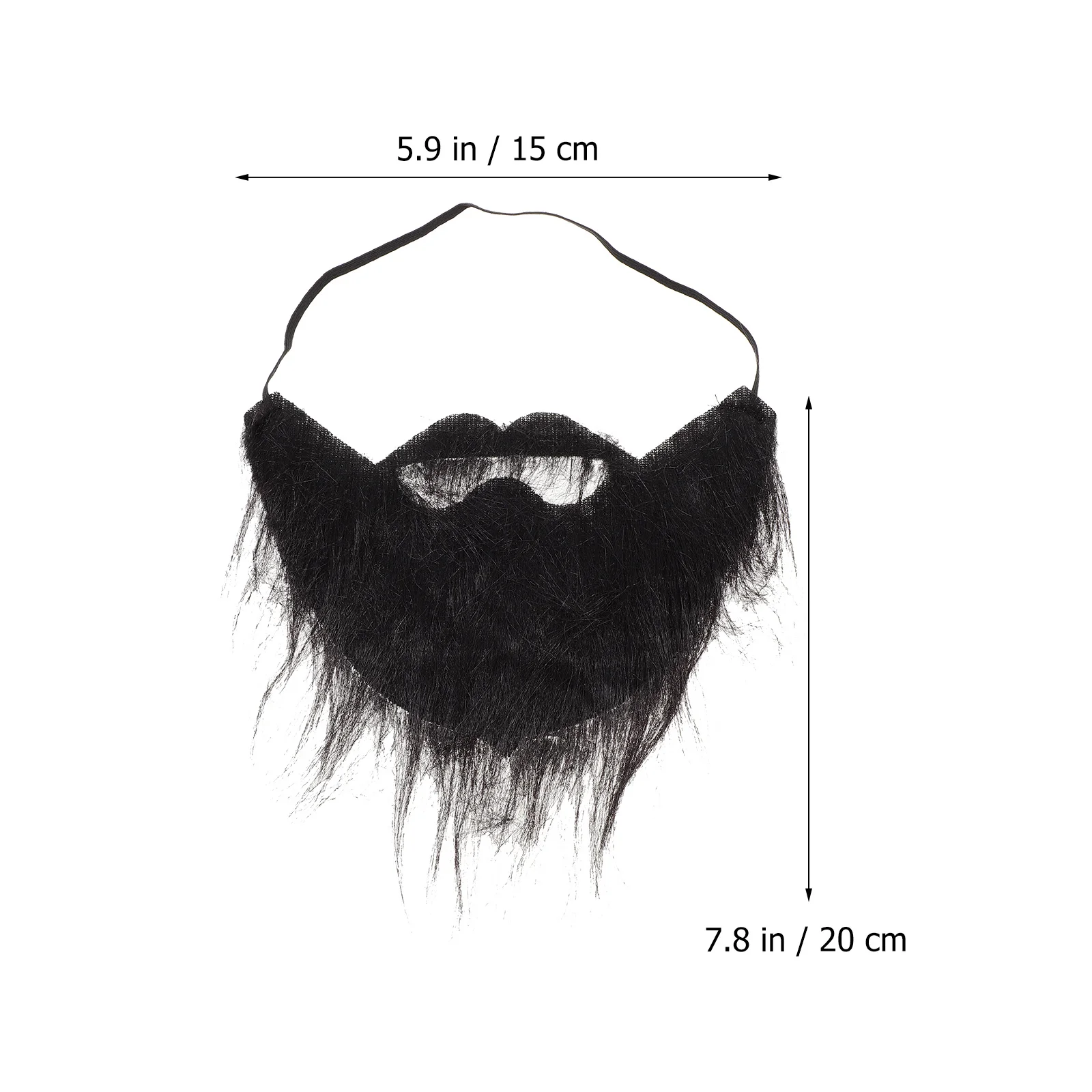 4 stuks nepbaarden voor mannen realistische kostuumaccessoires cosplay party halloween kerst aankleedspellen valse baard