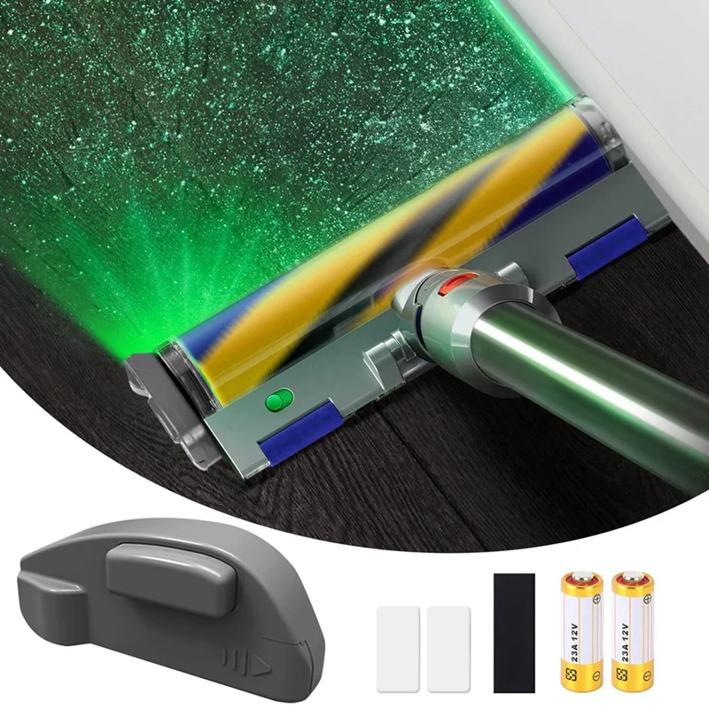 Y21A Vacuum Cleaner LED Dust Display Lamp, Vacuum Green Light for Pet Hairs Dog Fur, Upgraded Universal Vacuum Accessories