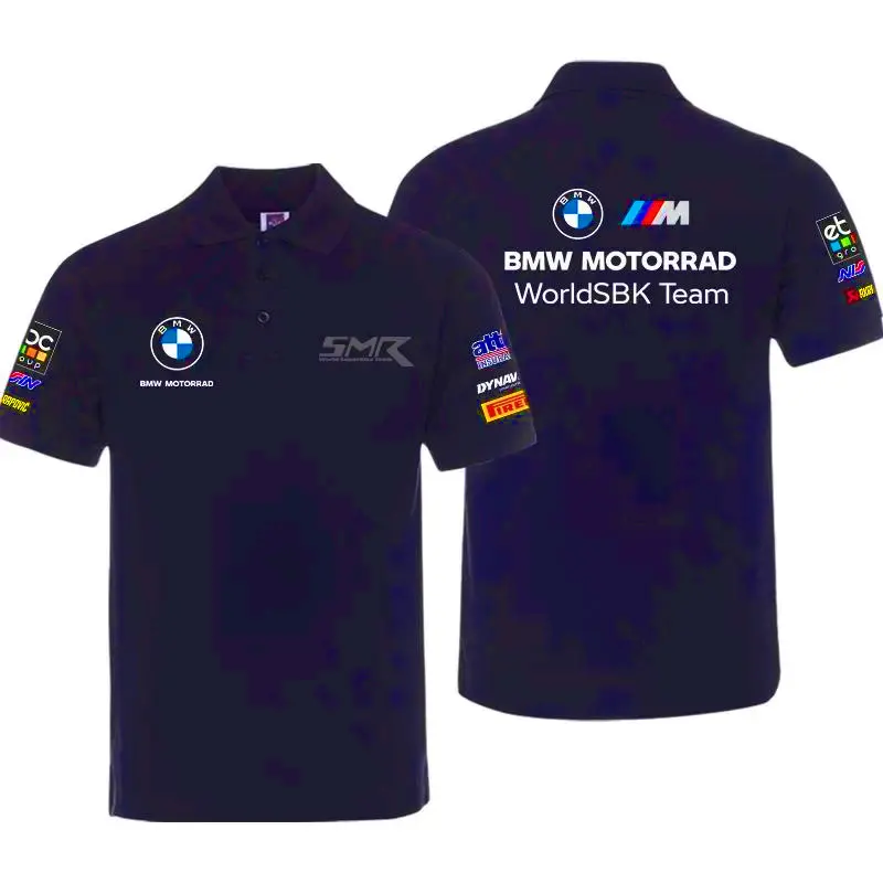 

BMW F1 racing team polo shirt, men's and women's outdoor racing motorcycle jacket, new BMW printed shirt
