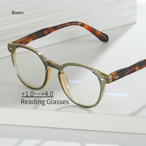 Gafas de lectura antiluz azul para mujeres y hombres TR90, montura Flexible con bisagra de resorte, gafas para presbicia para ordenador, gafas femeninas UV400 очки