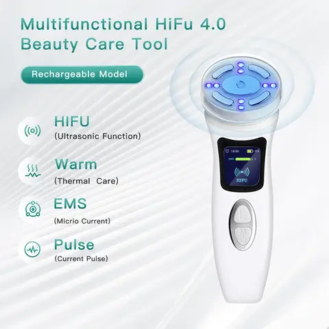 미니 HIFU 4.0 초음파 기계, 4 in 1 RF EMS 펄스, LED 페이스 미세 라인 리듀서, 리프팅 피부 강화, 주름 방지 기계 Best5 미니 HIFU 4.0 초음파 기계, 4 in 1 RF EMS 펄스, LED 페이스 미세 라인 리듀서, 리프팅 피부 강화, 주름 방지 기계 Best5